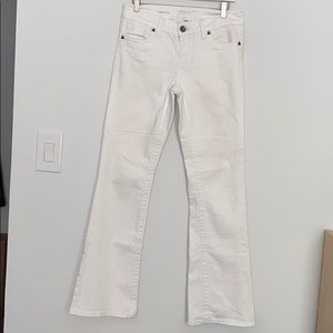 KUT from the Kloth white Natalie High Rise BootCut